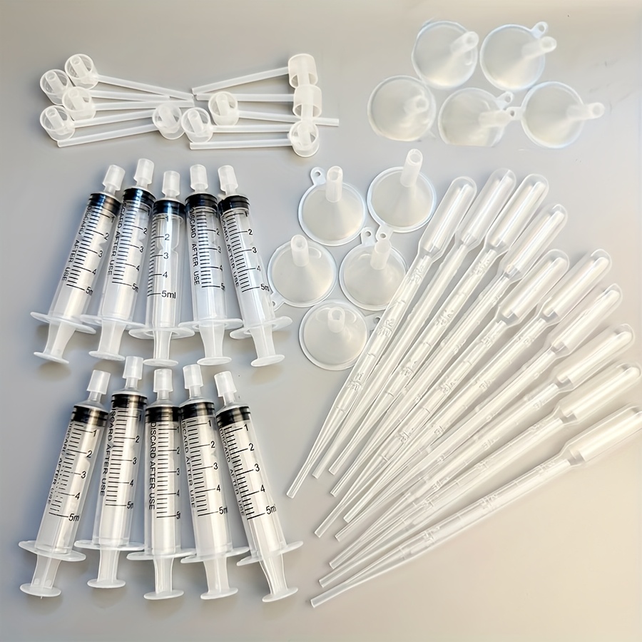 Perfume Fragrance Liquid - 40-piece perfume refill set: funnel, dropper,
