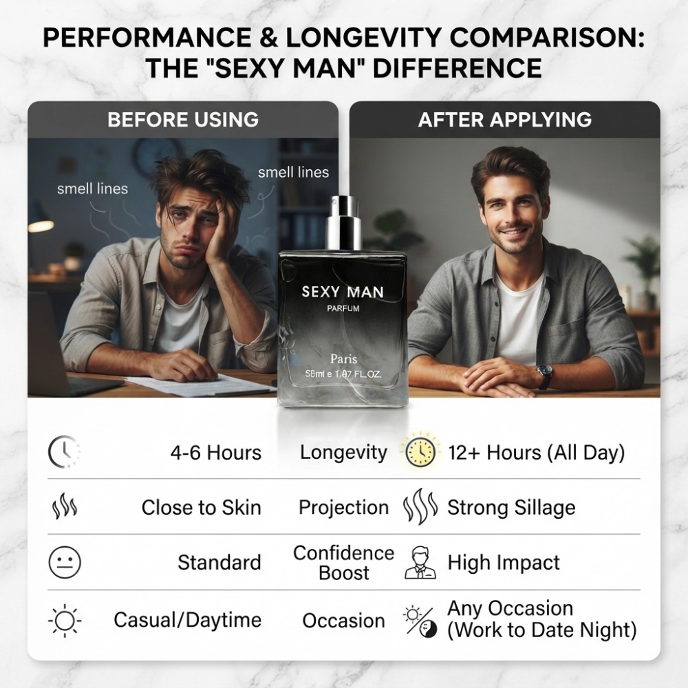 55ML Sexy Man Perfume Long-las - огляд і ціна Perfume Fragrance Brands