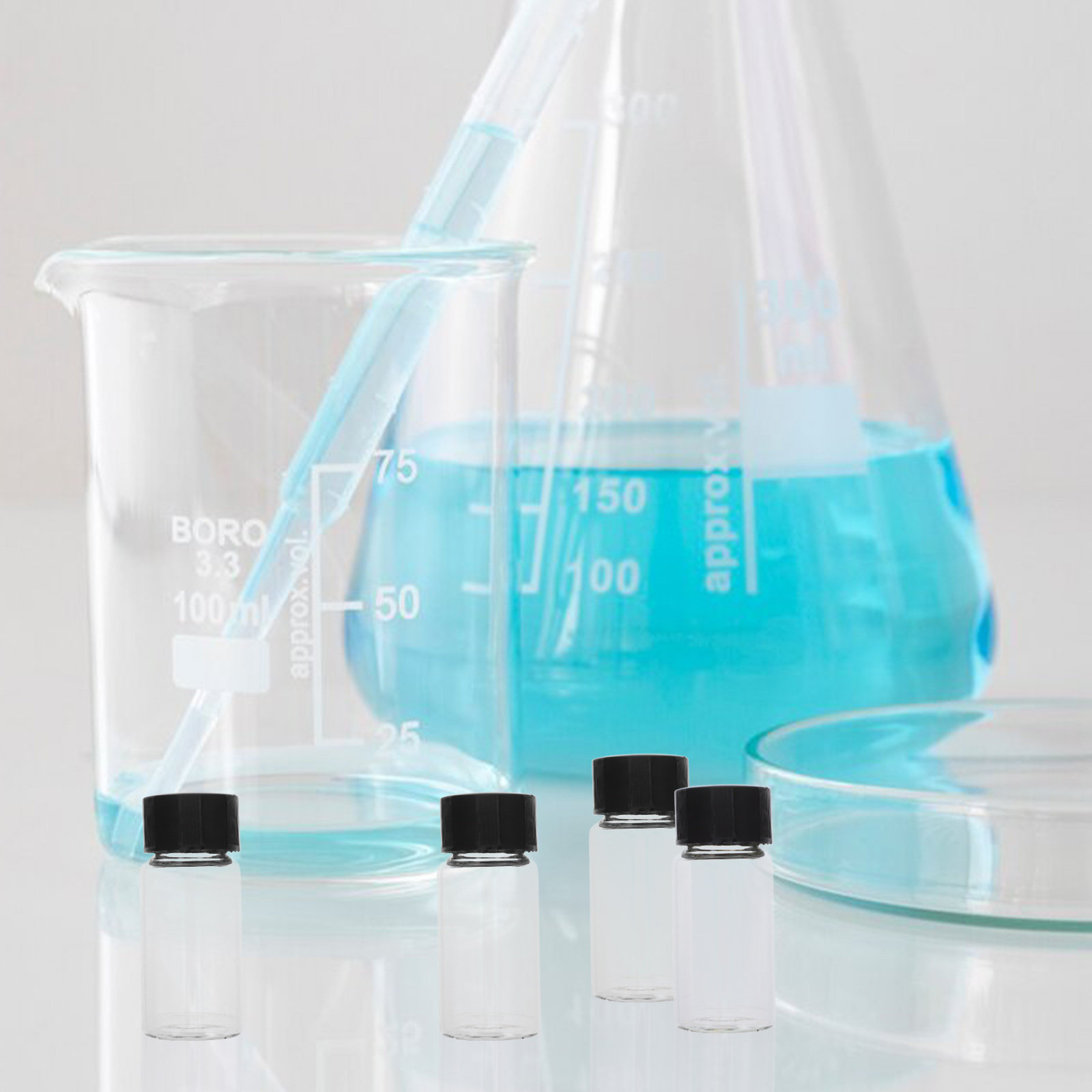 100Pcs 10Ml Clear Glass Sample - огляд і ціна Perfume Fragrance Lab